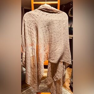 Beige Textured Shawl